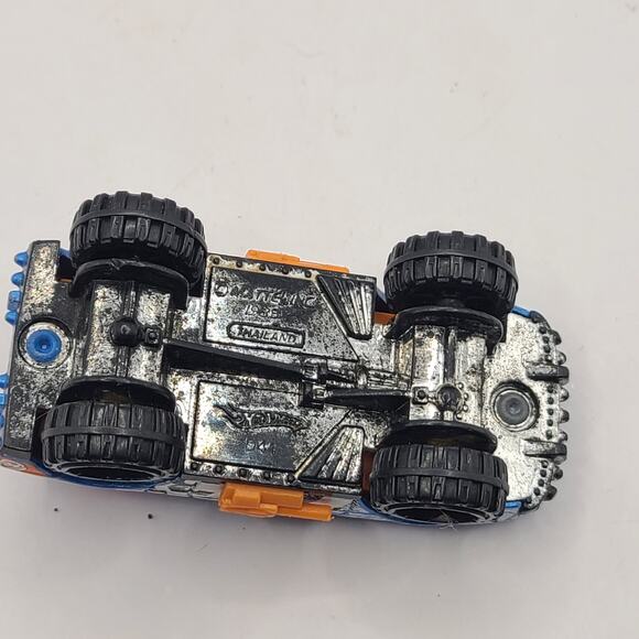 1988 Hot Wheels Sting Rod Blue and Orange No Gun VGUC C128B - Picture 5 of 5